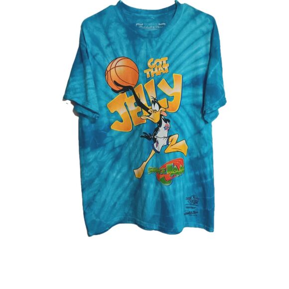 Warner Bros. Other - Looney Tunes Men’s L Space Jam T-Shirt 25th Anniv Tune Squad Daffy Duck